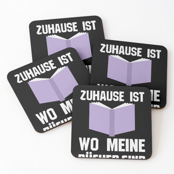 Item preview, ZUHAUSE IST WO MEINE BUeCHER SIND designed and sold by Spirit-Designs.