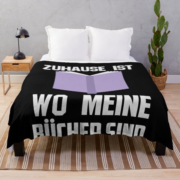 Item preview, ZUHAUSE IST WO MEINE BUeCHER SIND designed and sold by Spirit-Designs.