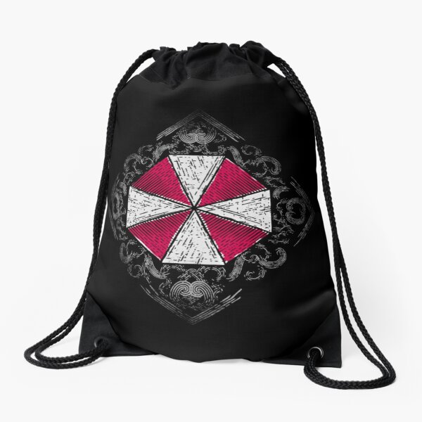 Village Umbrella Drawstring Bag