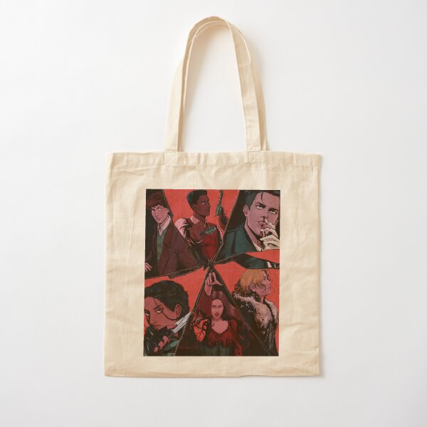 six of crows illustration (textured) Cotton Tote Bag