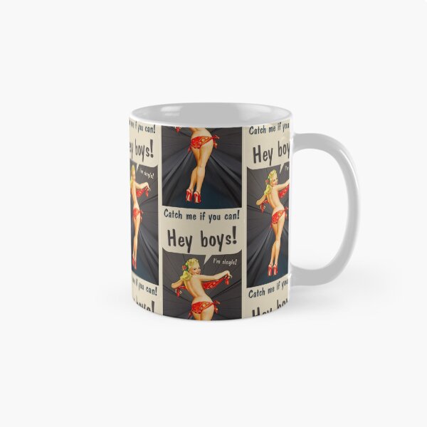 Item preview, Hey Boys! I'm Single! Catch Me If You Can! designed and sold by JaneBadness.