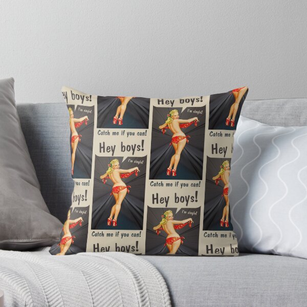Item preview, Hey Boys! I'm Single! Catch Me If You Can! designed and sold by JaneBadness.