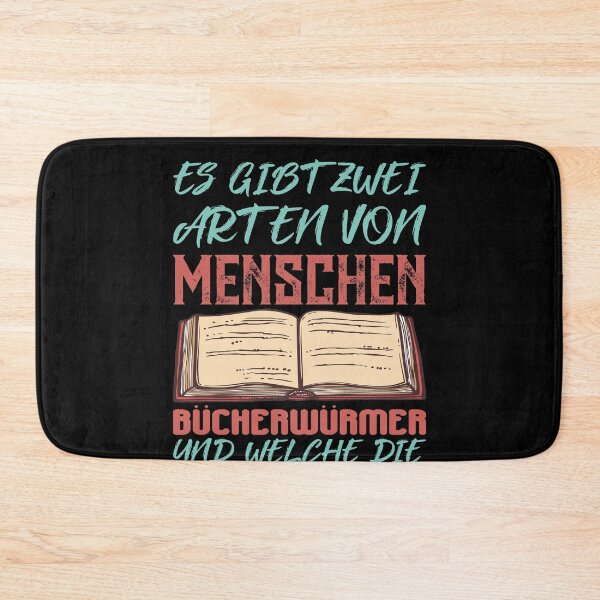 Item preview, ES GIBT ZWEI ARTEN VON MENSCHEN BUeCHERWUeRMER designed and sold by Spirit-Designs.