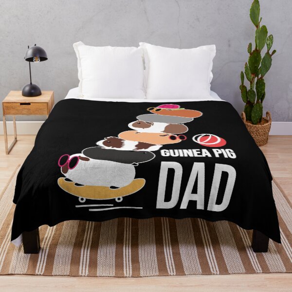 Item preview, Coolest Guinea Pig Dad Ever-black background designed and sold by Lulupainting.