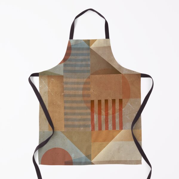 Item preview, Abstract beige city composition designed and sold by korasi.