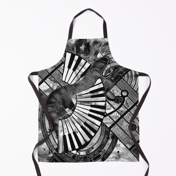 Item preview, Abstract Music Art - Grayscale Mixed Textures designed and sold by k9printart.