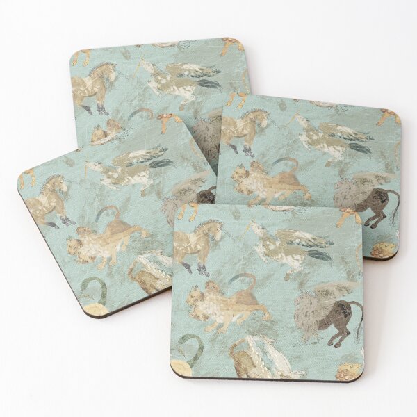 Item preview, Mythical animals. Seamless pattern designed and sold by Tayastore.