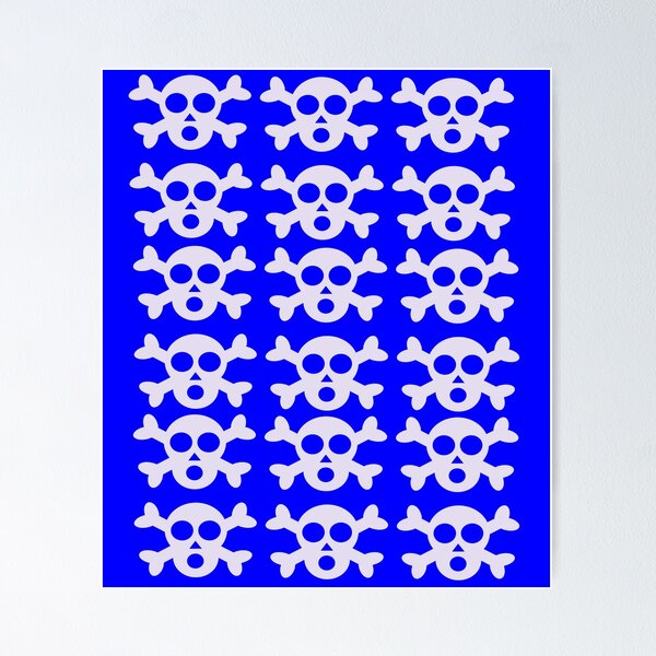 Item preview, Seamless skeleton/skull pattern designed and sold by darshants.