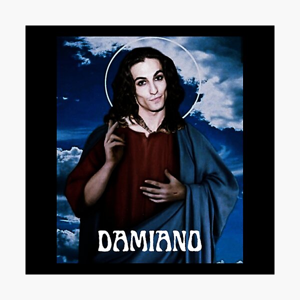 Aperçu de l'œuvre St Damiano drôle Maneskin créée et vendue par Hamzarogers.