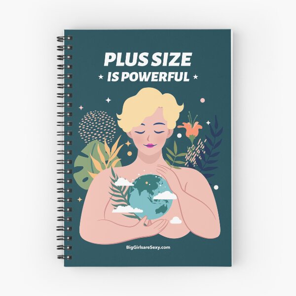 Item preview, Plus size is powerful - BigGirlareSexy.com designed and sold by BigGirlsareSexy.