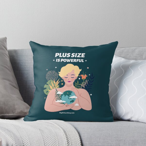 Item preview, Plus size is powerful - BigGirlareSexy.com designed and sold by BigGirlsareSexy.