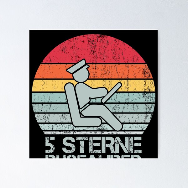 Item preview, 5 STERNE BUSFAHRER designed and sold by Spirit-Designs.