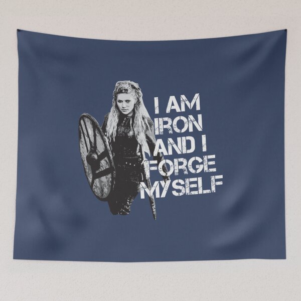 Item preview, Lagertha I am Iron and I forge myself  designed and sold by LaRetrotienda.