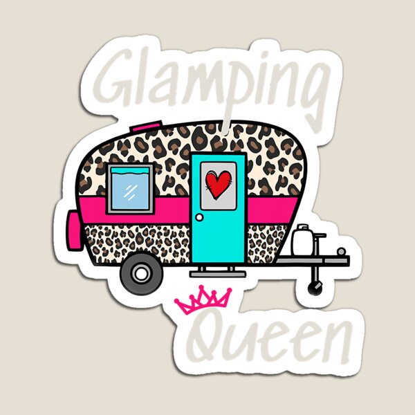 Item preview, Glamping Queen Leopard Camper Rv designed and sold by CracyArtist.