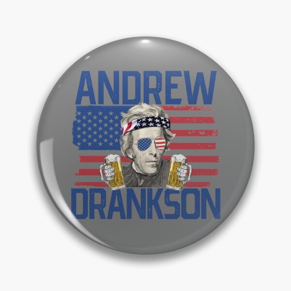 Artikelvorschau, Andrew Drankson 4th Of July Drinking Andrew Jackson Gear entworfen und verkauft von DynamicDesign.