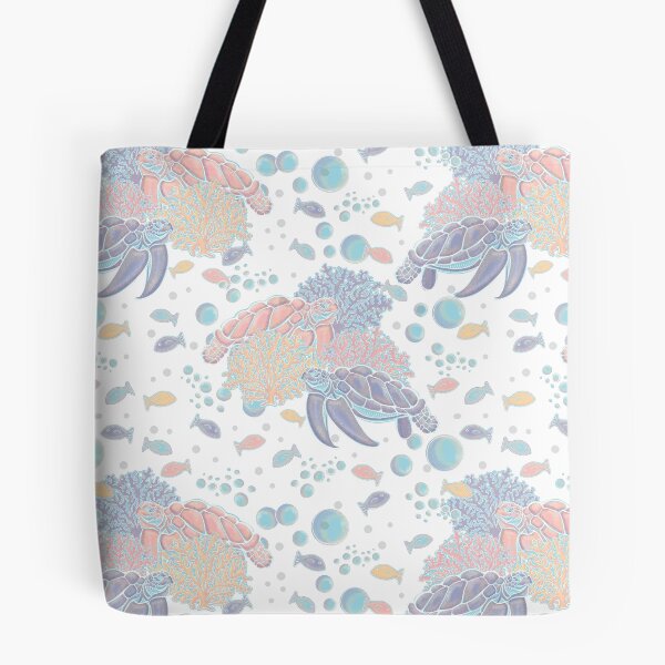 Item preview, Turtle Reef Pattern, Fun under the sea designed and sold by DebbieJoyArt.