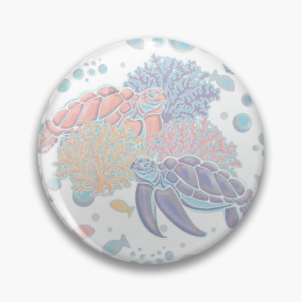 Item preview, Turtle Reef Pattern, Fun under the sea designed and sold by DebbieJoyArt.