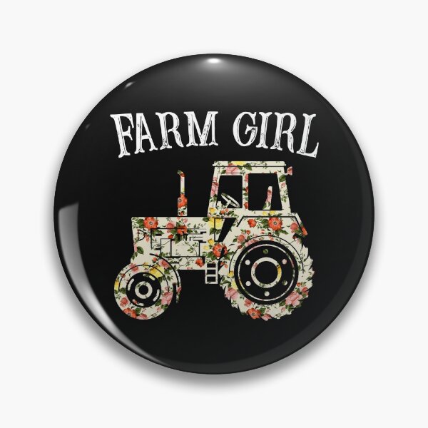 Item preview, Farm girl love tractor- Tractor with flowers, gifts for those who love life on the farm designed and sold by Titmit.