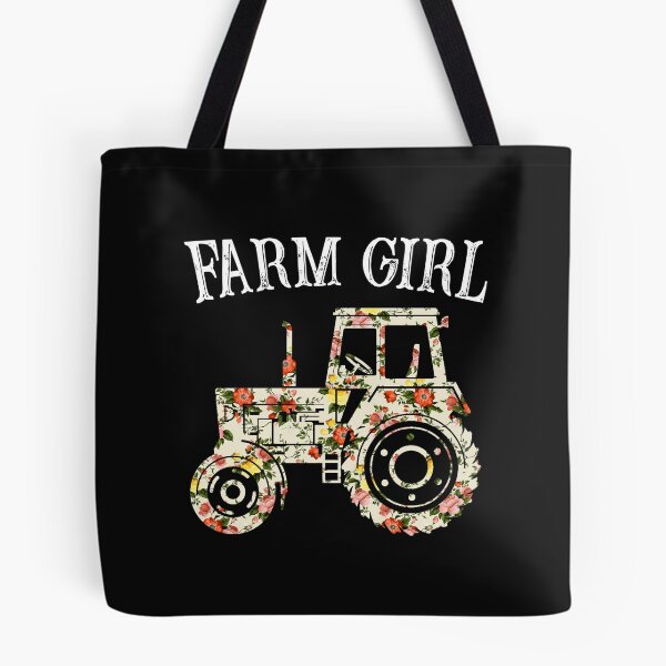 Artikelvorschau, Farm Girl Love Traktor - Traktor mit Blumen, Geschenke für diejenigen, die das Leben auf dem Bauernhof lieben entworfen und verkauft von Titmit.