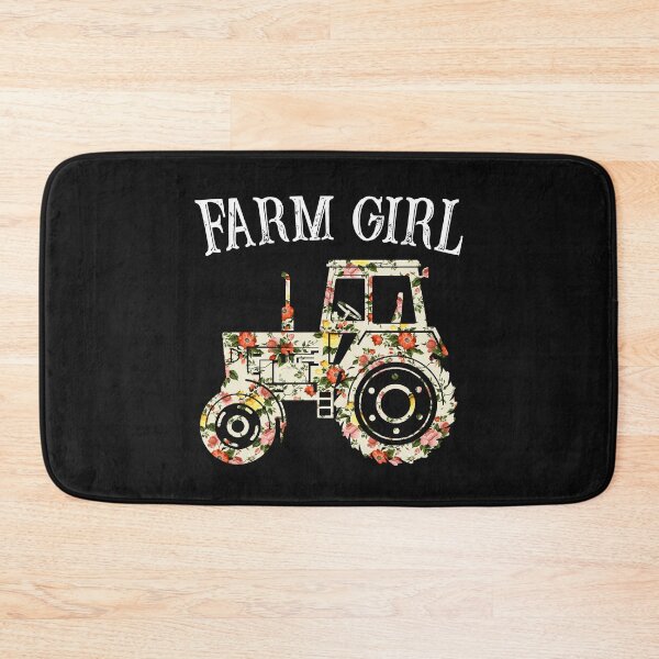Artikelvorschau, Farm Girl Love Traktor - Traktor mit Blumen, Geschenke für diejenigen, die das Leben auf dem Bauernhof lieben entworfen und verkauft von Titmit.