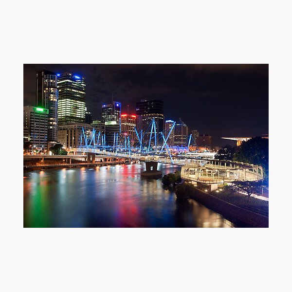 Item preview, Kurilpa Bridge at Night designed and sold by MichaelJP.