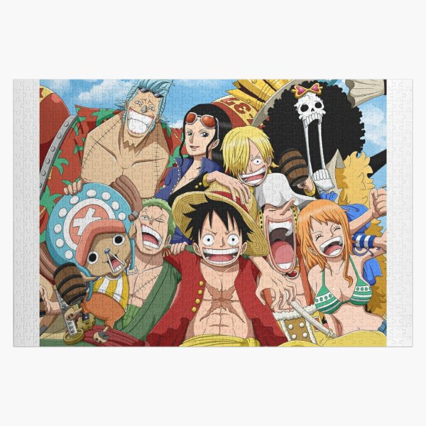 One Piece Familly happy Jigsaw Puzzle by Amakran