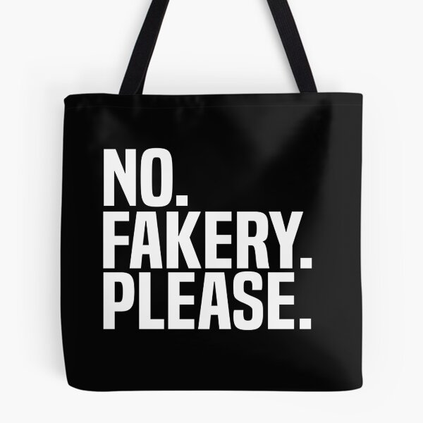 Item preview, No Fakery Please  designed and sold by Primroaddesigns.
