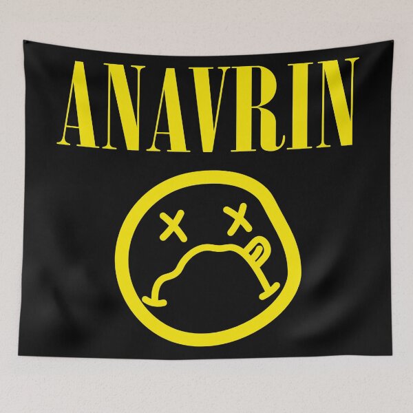 Item preview, Anavrin Alternative Grunge Band Tribute Logo You Tv Show Parody designed and sold by ProdbyNiECO.