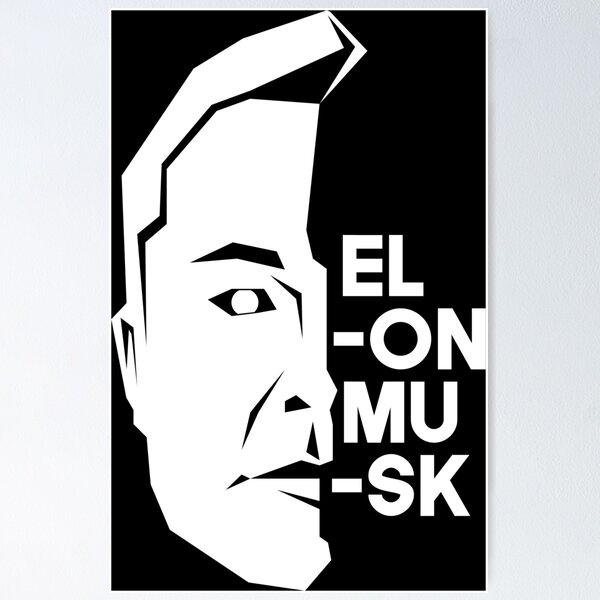Item preview, Elon Musk Face designed and sold by mamox7.
