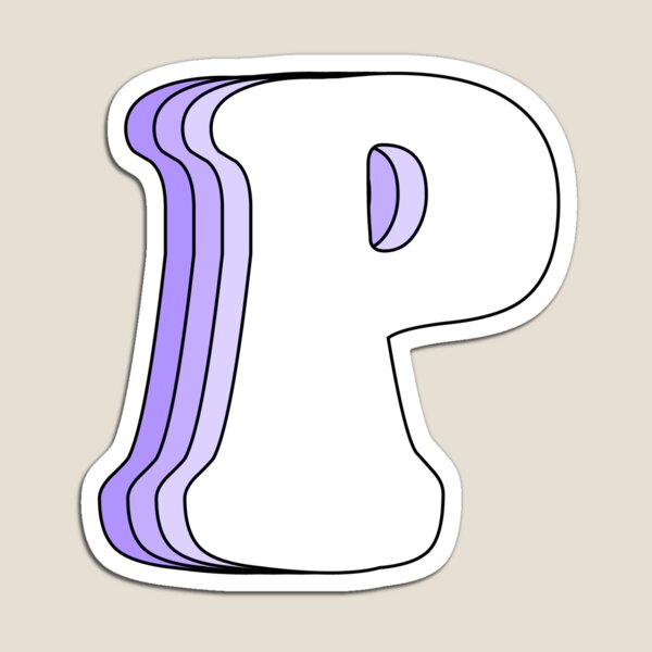 Item preview, retro rho / letter P greek letter decal for laptops and cars designed and sold by QuoteSpirations.