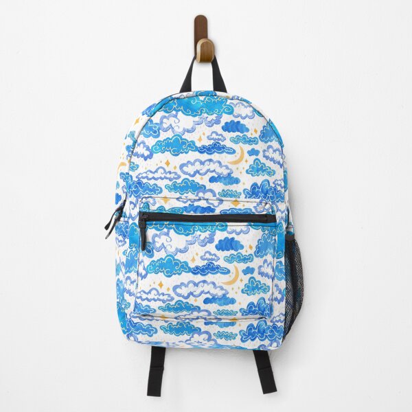 Item preview, Starry Rainclouds - Cornflower Blue designed and sold by TigaTiga.