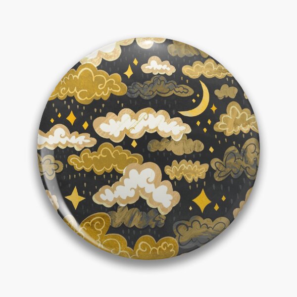 Item preview, Midnight Ochre Rainclouds - Golden designed and sold by TigaTiga.