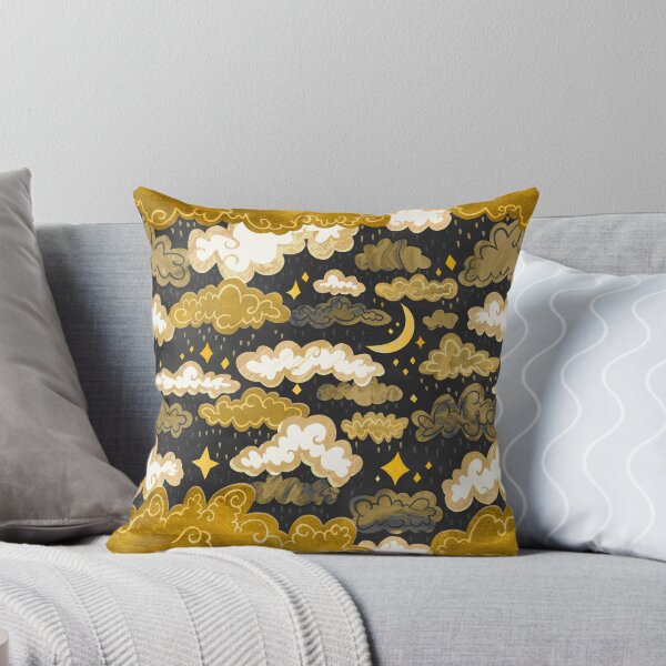 Item preview, Midnight Ochre Rainclouds - Golden designed and sold by TigaTiga.