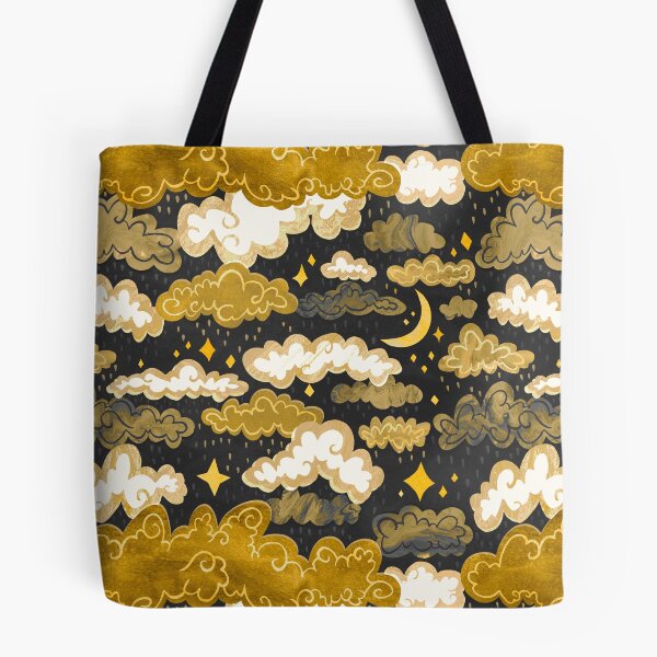 Item preview, Midnight Ochre Rainclouds - Golden designed and sold by TigaTiga.