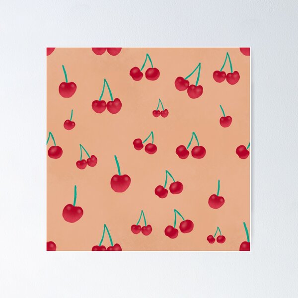 Item preview, Cherry Pattern - Terracotta designed and sold by jesslynnshop.