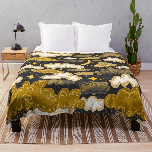 Item preview, Midnight Ochre Rainclouds - Golden designed and sold by TigaTiga.