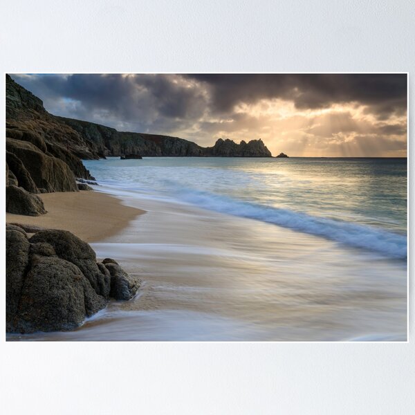Item preview, Shaft of light (Porthcurno Beach) designed and sold by bitm2007.