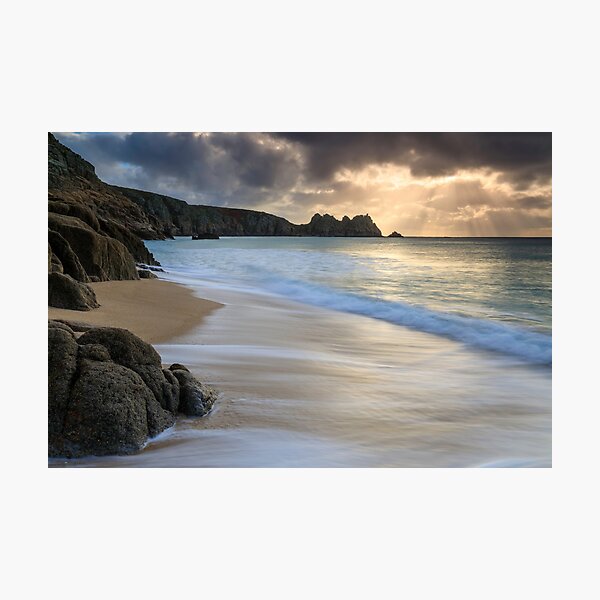 Item preview, Shaft of light (Porthcurno Beach) designed and sold by bitm2007.