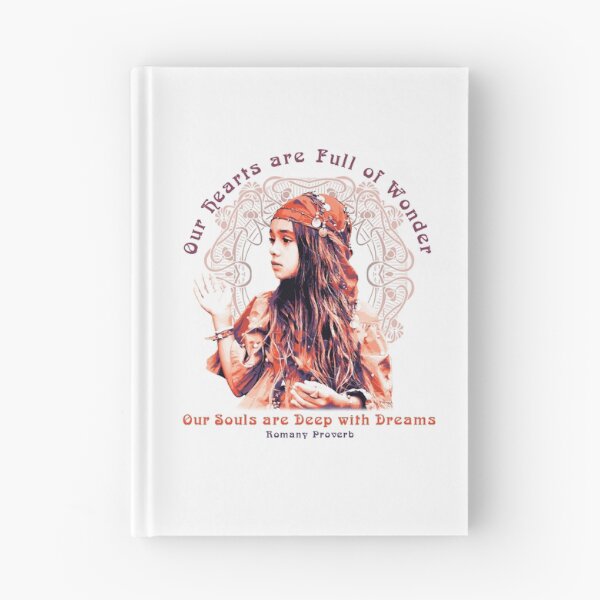 Item preview, Our Hearts are Full of Wonder, Romany Proverb, Gypsy Girl Design designed and sold by Proverbial Wisdom Design.