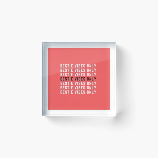 Item preview, RED: BESTIE VIBES ONLY  designed and sold by ZAHARA-.