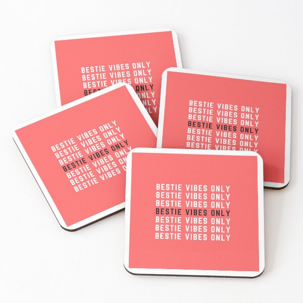 Item preview, RED: BESTIE VIBES ONLY  designed and sold by ZAHARA-.