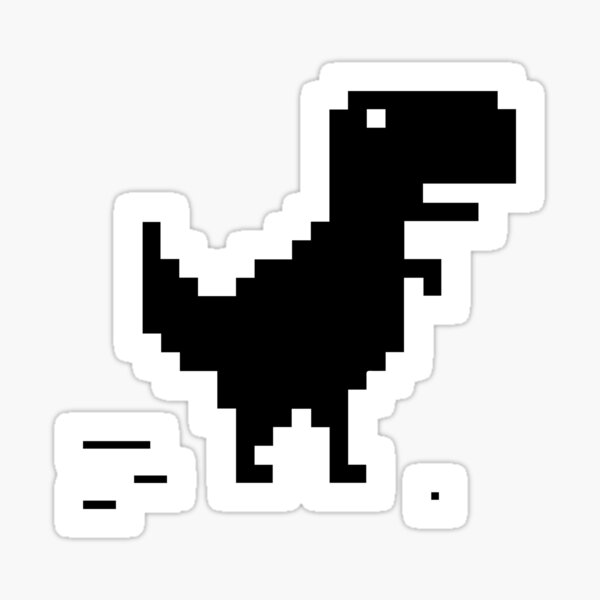Google Chrome Dino Sticker
