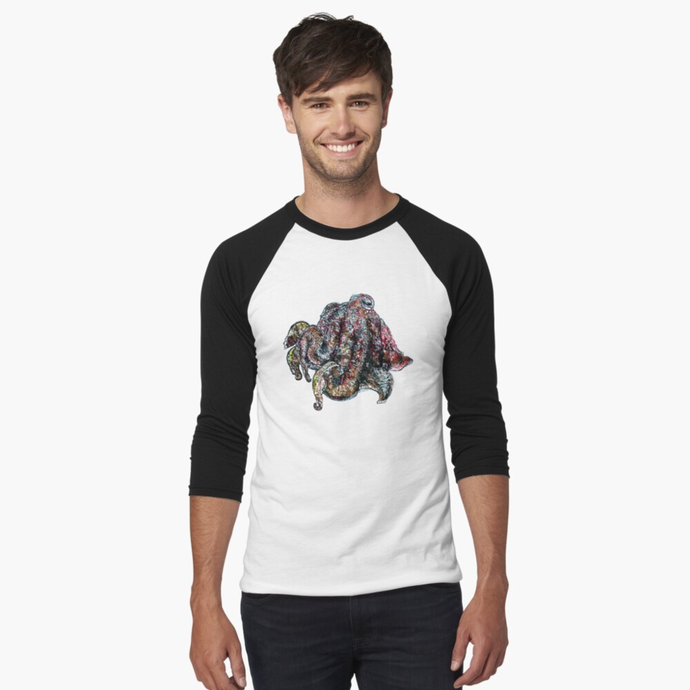 Item preview, Baseball ¾ Sleeve T-Shirt designed and sold by Wildcard-Sue.