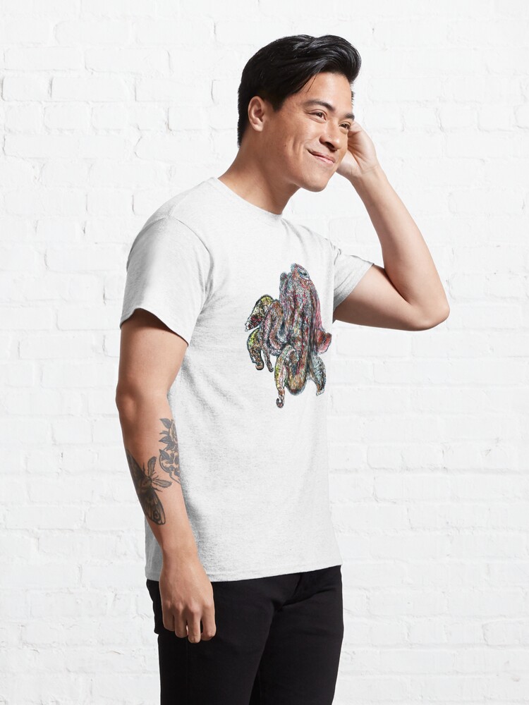 Thumbnail 5 of 7, Classic T-Shirt, Mr Sparkles the Cuttlefish designed and sold by Wildcard-Sue.