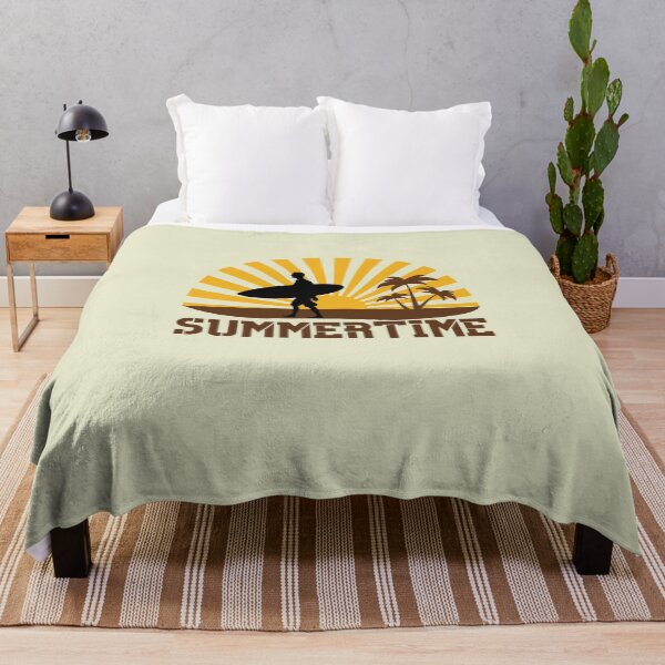 Item preview, summer time , surfer and beach , surf board, designed and sold by Growwithme.
