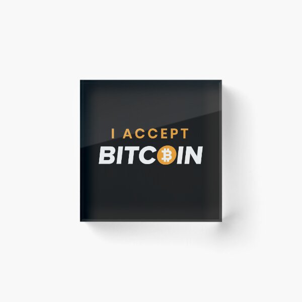 Item preview, I accept bitcoin designed and sold by Freewind-Studio.