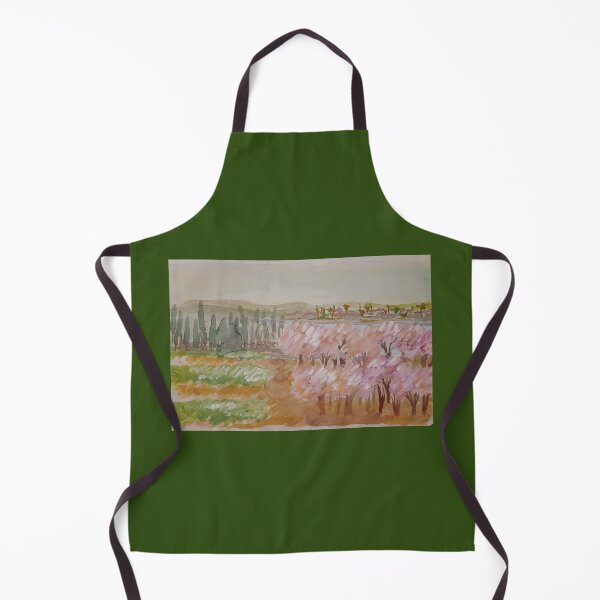 Item preview, Cherry Orchard in Blossom, Kibbutz Ramat Rachel by Haya Yagel designed and sold by EsterKarenAida.