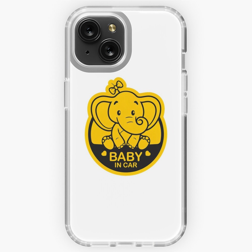 Baby On Board, Baby Elephant On Board, Baby in Car Sticker for