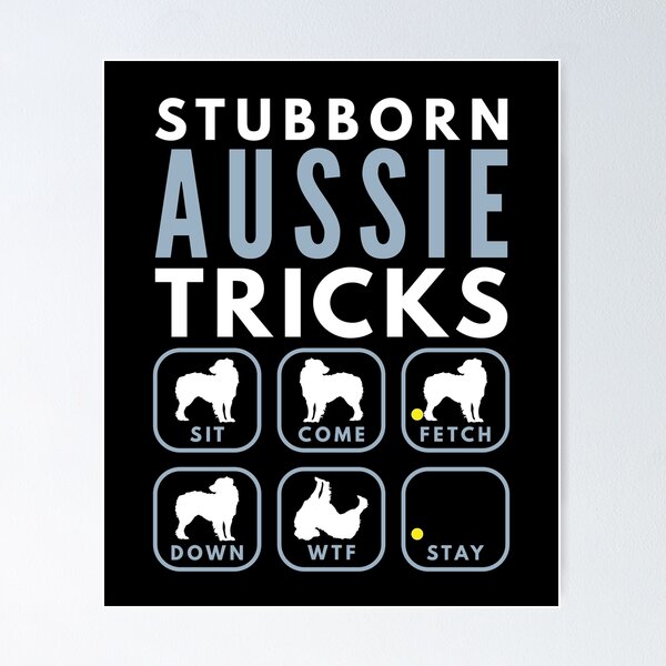 Item preview, Stubborn Australian Shepherd Tricks - Dog Training designed and sold by DoggyStyles.