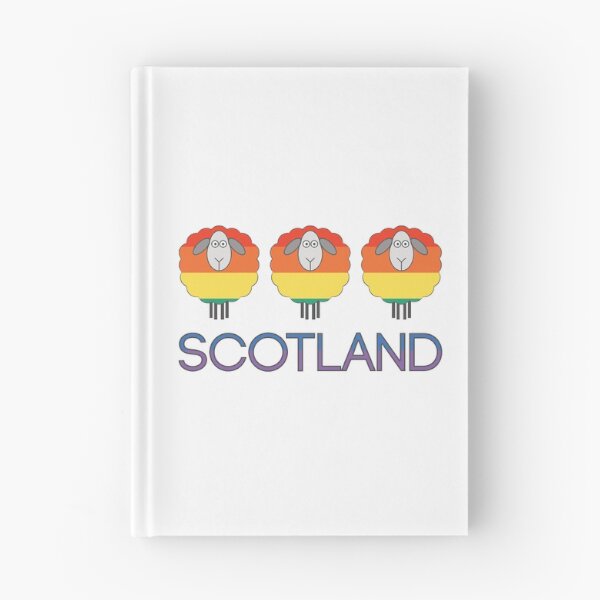 Item preview, Trio of Scottish Rainbow Pride Flag Patterned Sheep designed and sold by MacPean.